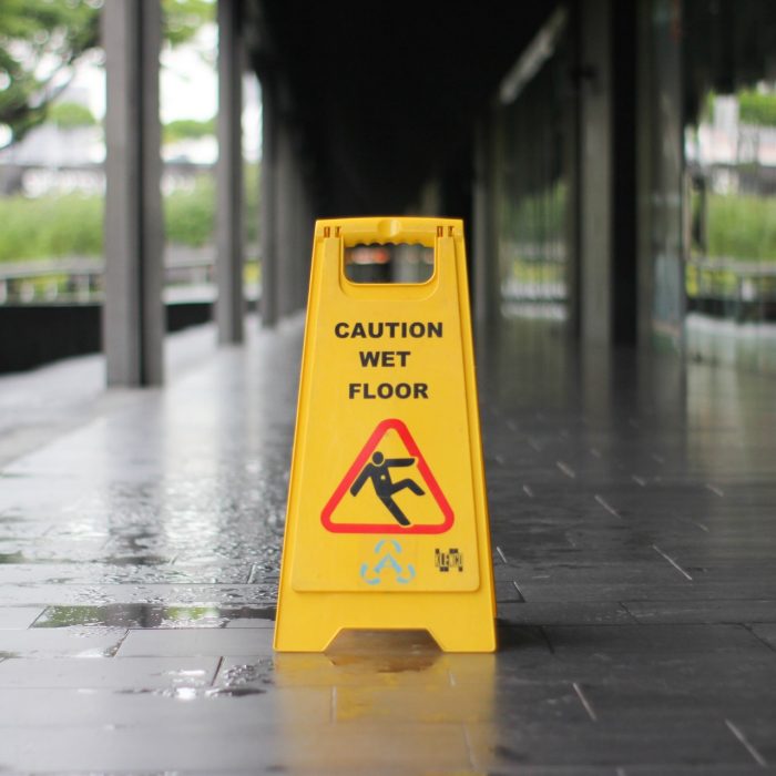 Caution wet floor sign Caution wet floor sign