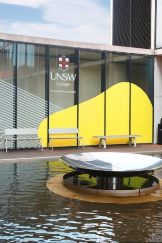 UNSW College L5 Courtyard and Water Fountain