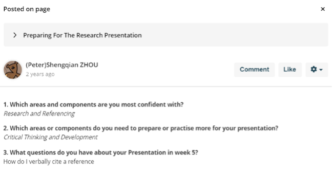 OUEEC reflection feedback
