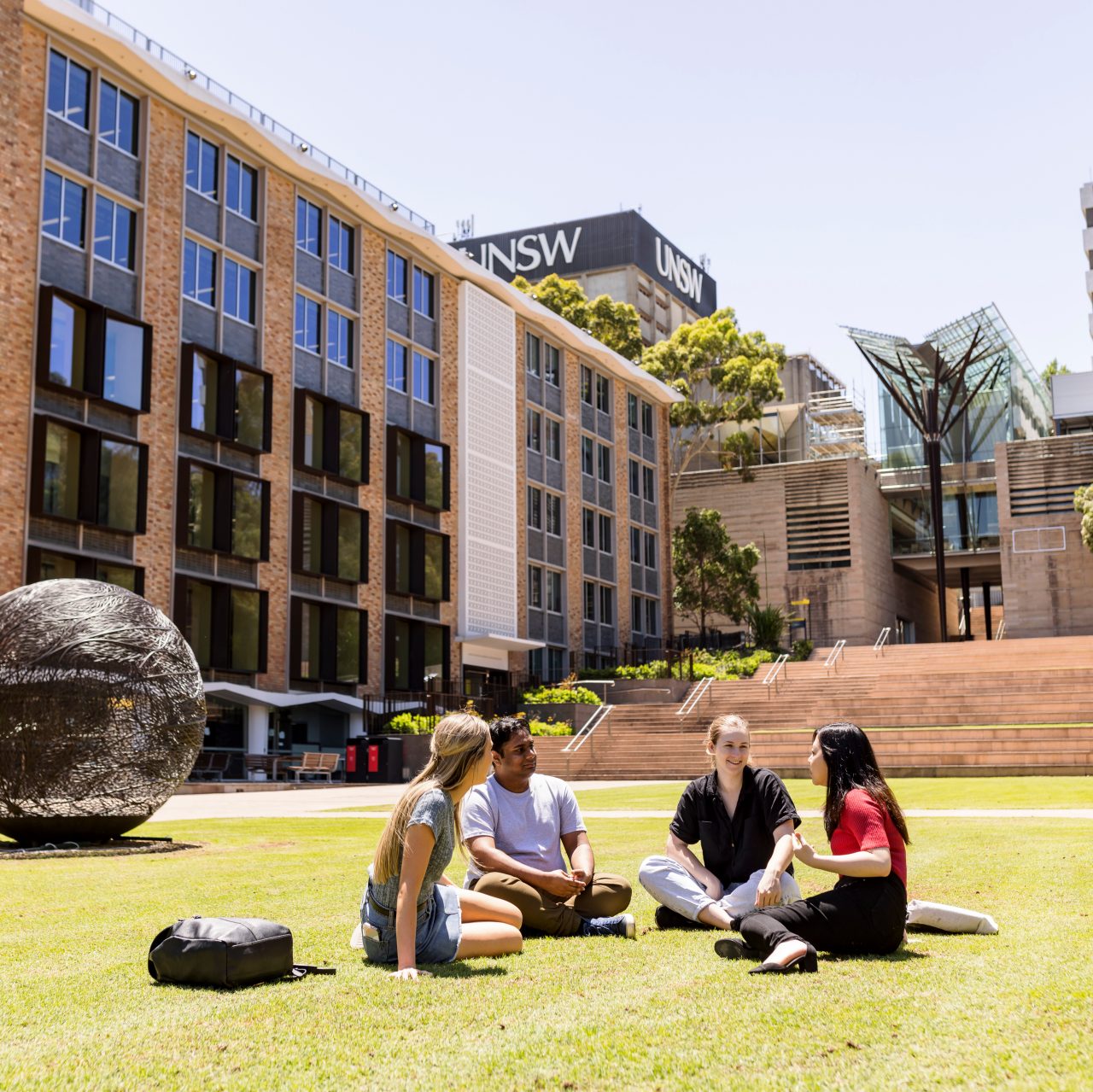 Students learning in the Science facilities at the UNSW Kensington campus