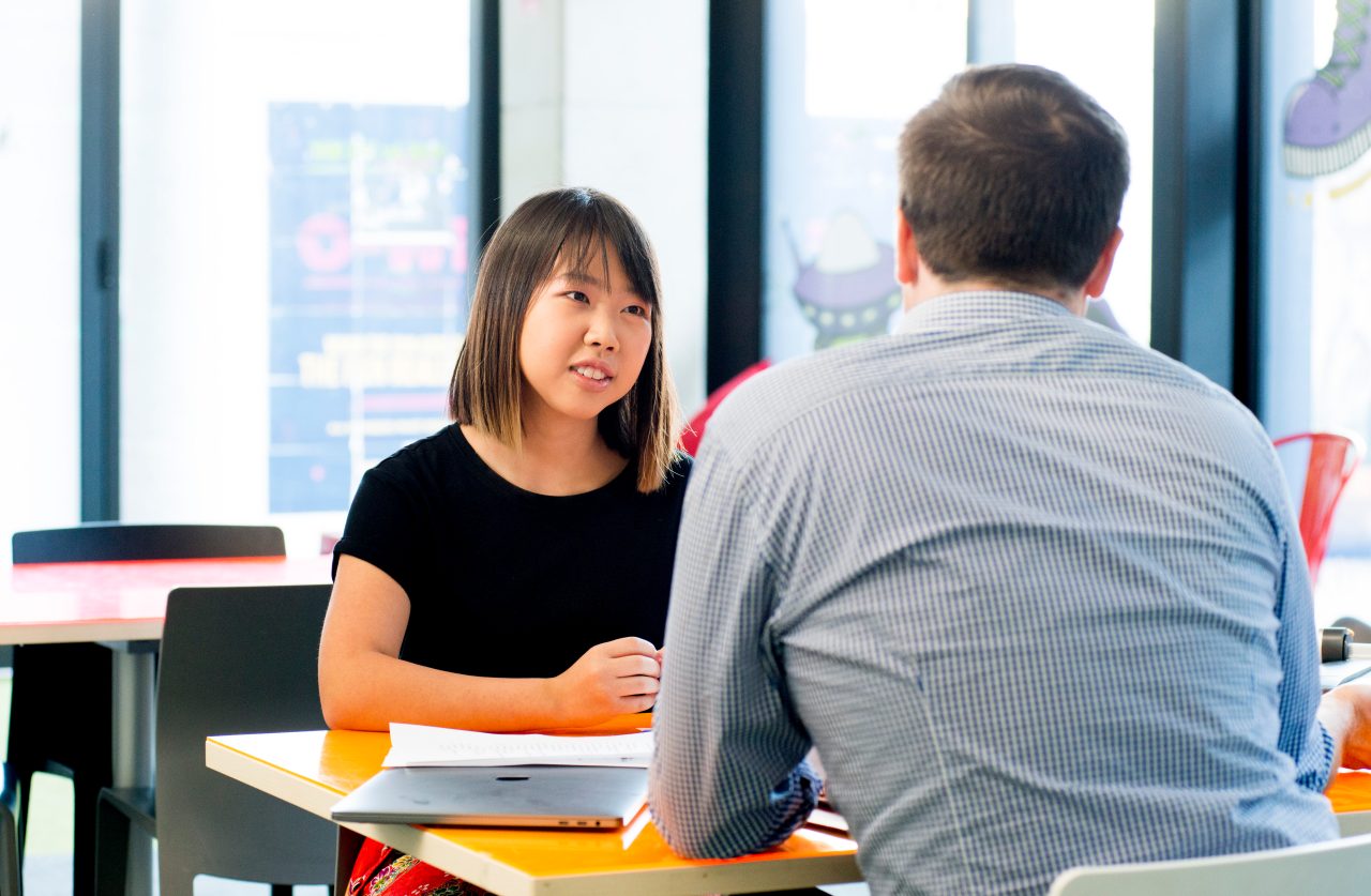 Photograph of a conversation