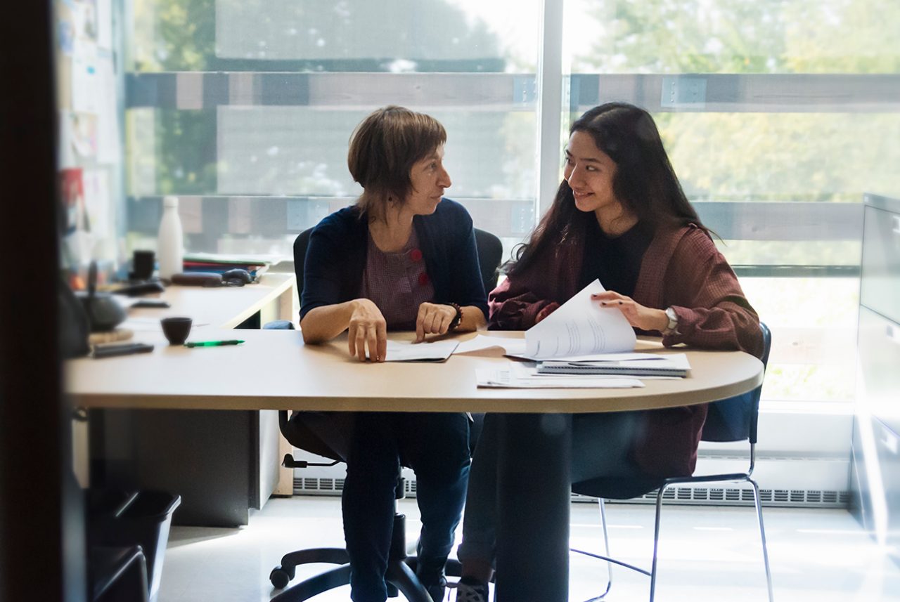 Student with mentor